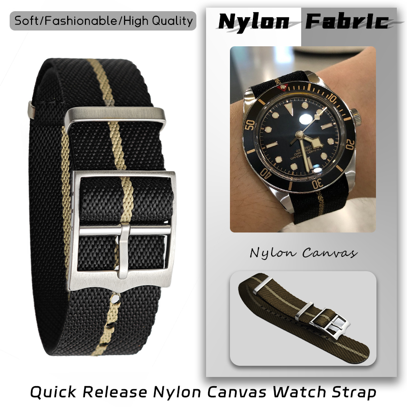 Nato Strap Nylon - Correa de nailon para reloj Tudor