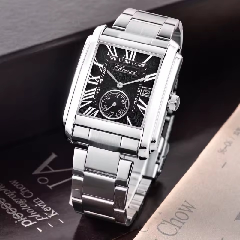 Relojes de Cuarzo CHENXI 8216, - Cartier Watch Tank reseña y precio