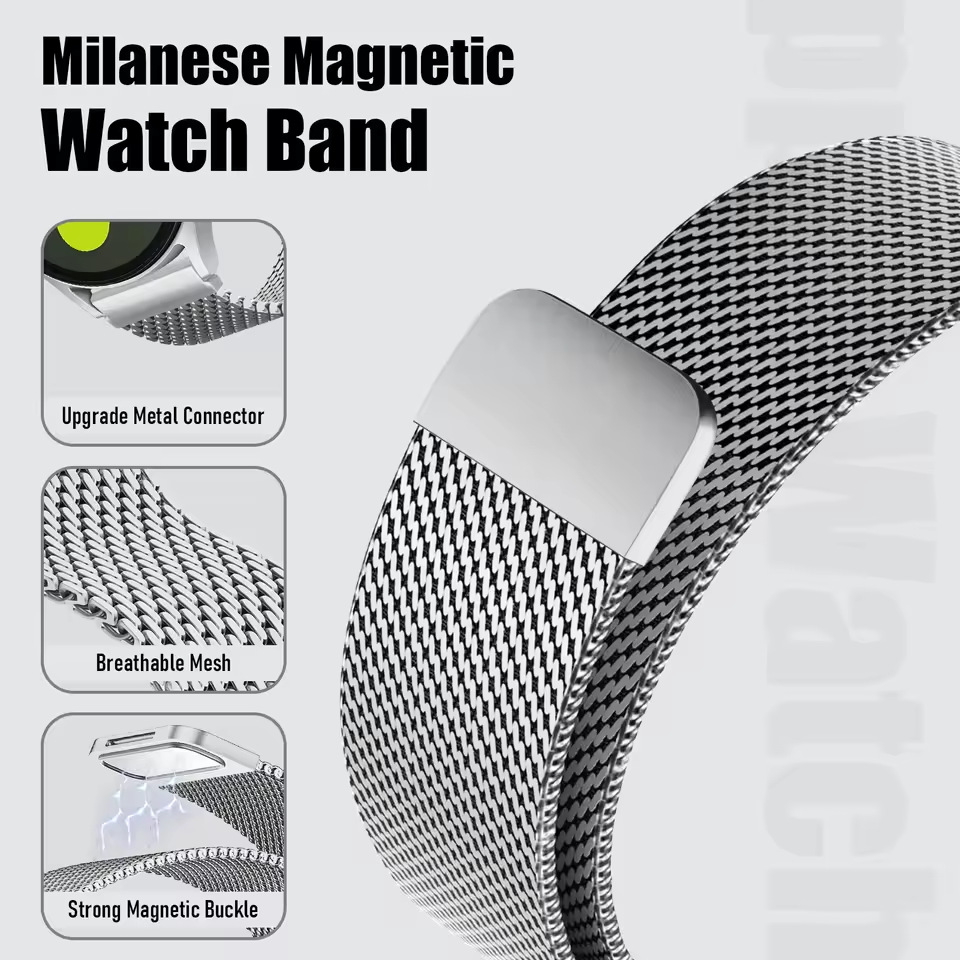 Correa de malla milanesa de ac - Milanese Loop Magnetic reseña y precio