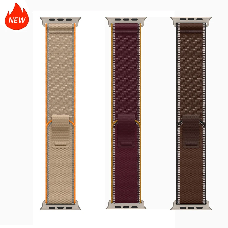 Correa de nailon color burdeos - Sport Loop Velcro reseña y precio