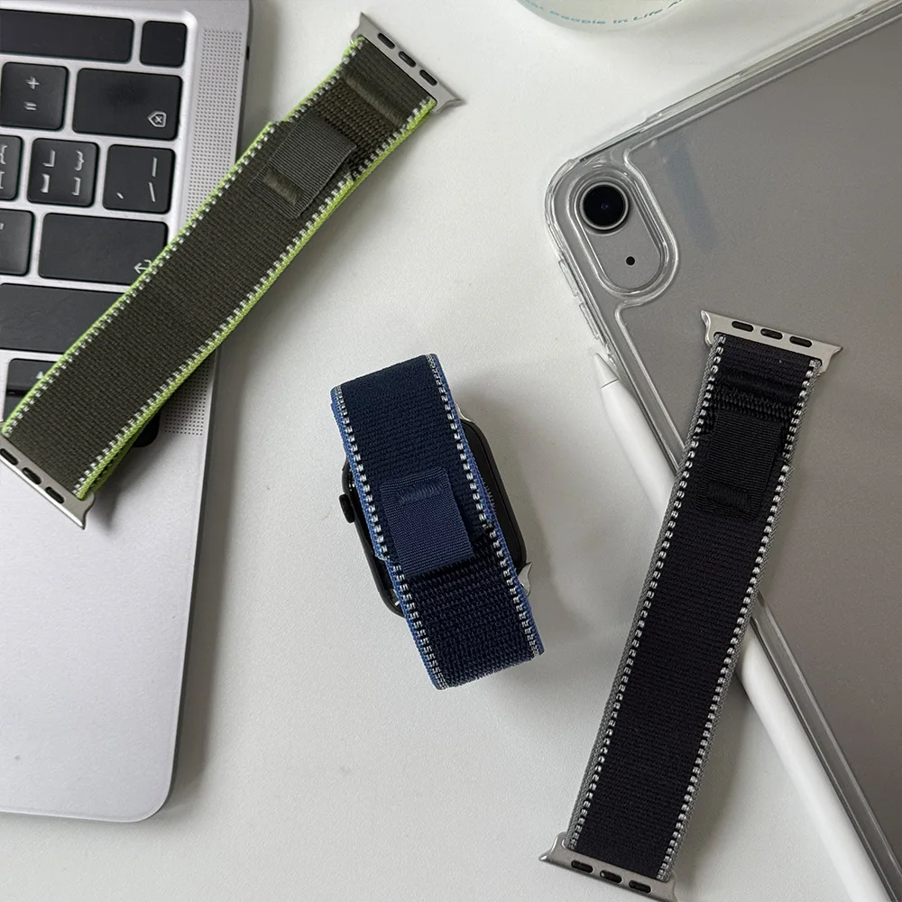 Correa de nailon color burdeos - Sport Loop Velcro reseña y precio