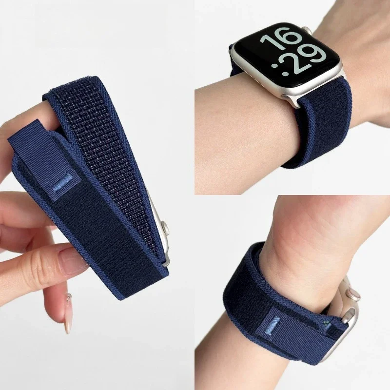 Correa de nailon color burdeos - Sport Loop Velcro reseña y precio