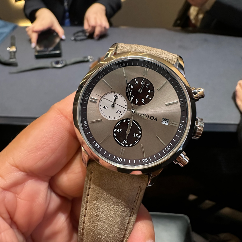 CILOA - Reloj cronógrafo para  - Suede Strap Watch reseña y precio