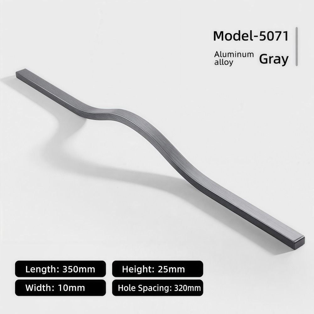 Tirador de Gabinete de Aleació - Curved Spring Bar reseña y precio